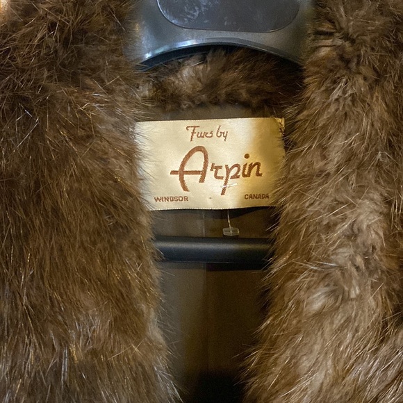 ARPIN | Canadian Full Length Fur Coat Beaver Brown - Picture 4 of 9